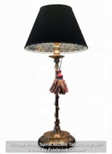 Vintage-Brass-Spiral-Accent-Table-Lamp-with-Tassel-by-Frederick-Cooper
