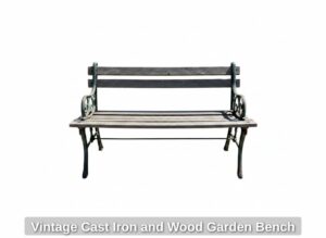 Vintage-Cast-Iron-and-Wood-Garden-Bench