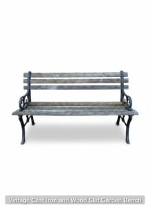 Vintage-Cast-Iron-and-Wood-Slat-Garden-Bench