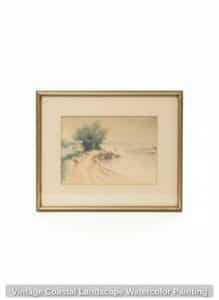 Vintage-Coastal-Landscape-Watercolor-Painting-B