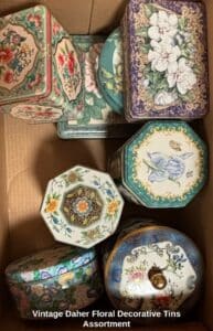 Vintage-Daher-Floral-Decorative-Tins-Assortment
