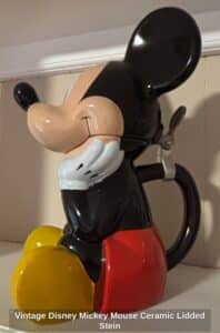 Vintage-Disney-Mickey-Mouse-Ceramic-Lidded-Stein-second-image