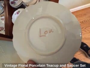Vintage-Floral-Porcelain-Teacup-and-Saucer-Set-second-image