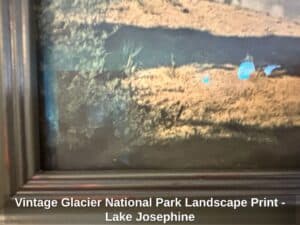 Vintage-Glacier-National-Park-Landscape-Print-Lake-Josephine-second-image