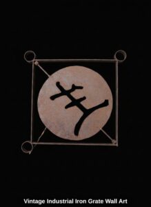 Vintage-Industrial-Iron-Grate-Wall-Art