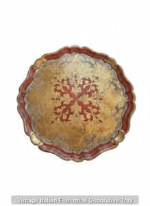 Vintage-Italian-Florentine-Decorative-Tray