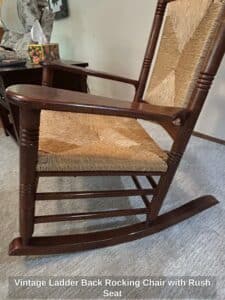 Vintage-Ladder-Back-Rocking-Chair-with-Rush-Seat-second-image