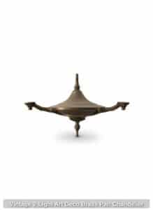 Vintage-Light-Art-Deco-Brass-Pan-Chandelier