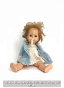 Vintage-Lissi-Batz-Baby-Doll-with-Blue-Striped-Robe