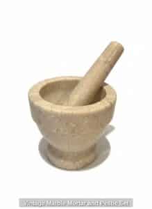 Vintage-Marble-Mortar-and-Pestle-Set