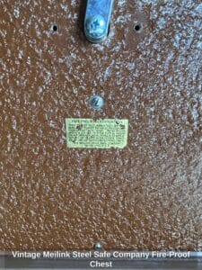 Vintage-Meilink-Steel-Safe-Company-Fire-Proof-Chest-second-image