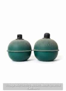 Vintage-Mid-Century-Modern-Metal-Spherical-Canisters