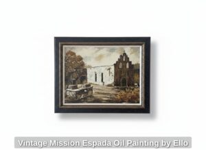 Vintage-Mission-Espada-Oil-Painting-by-Ello