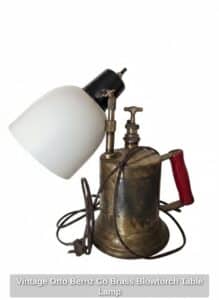 Vintage-Otto-Bernz-Co-Brass-Blowtorch-Table-Lamp