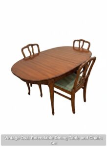 Vintage-Oval-Extendable-Dining-Table-and-Chairs-Set