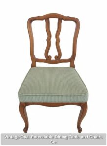 Vintage-Oval-Extendable-Dining-Table-and-Chairs-Set-third-image