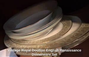 Vintage-Royal-Doulton-English-Renaissance-Dinnerware-Set-third-image