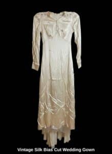 Vintage-Silk-Bias-Cut-Wedding-Gown