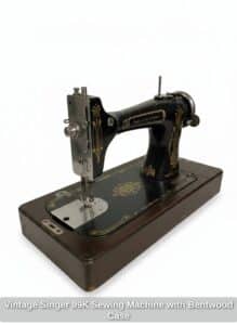 Vintage-Singer-K-Sewing-Machine-with-Bentwood-Case-second-image