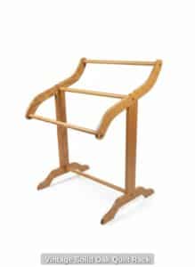 Vintage-Solid-Oak-Quilt-Rack