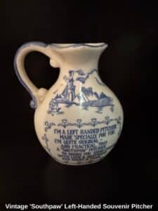 Vintage-Southpaw-Left-Handed-Souvenir-Pitcher