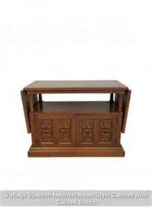 Vintage-Spanish-Mediterranean-Style-Cabinet-with-Carved-Doors