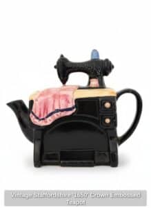 Vintage-Staffordshire-Crown-Embossed-Teapot-third-image