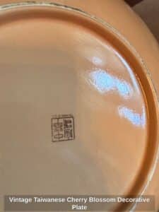 Vintage-Taiwanese-Cherry-Blossom-Decorative-Plate-second-image