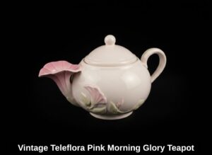 Vintage-Teleflora-Pink-Morning-Glory-Teapot