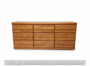 Vintage-Thomasville-Oak-Drawer-Dresser