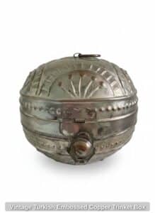 Vintage-Turkish-Embossed-Copper-Trinket-Box