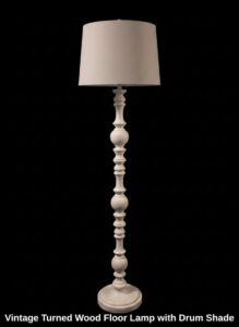 Vintage-Turned-Wood-Floor-Lamp-with-Drum-Shade