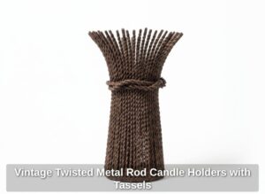 Vintage-Twisted-Metal-Rod-Candle-Holders-with-Tassels-second-image