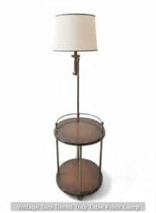 Vintage-Two-Tiered-Tray-Table-Floor-Lamp