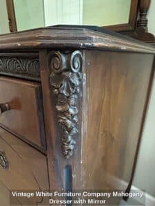 Vintage-White-Furniture-Company-Mahogany-Dresser-with-Mirror-second-image