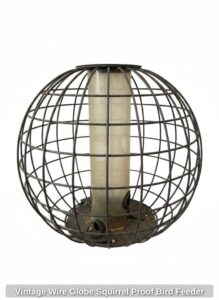 Vintage-Wire-Globe-Squirrel-Proof-Bird-Feeder-second-image