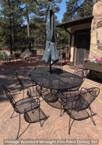 Vintage-Woodard-Wrought-Iron-Patio-Dining-Set