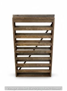Vintage-Wooden-Slat-Drying-Rack-or-Screen-second-image