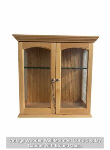 Vintage-Wooden-Wall-Mounted-Curio-Display-Cabinet-with-Etched-Glass