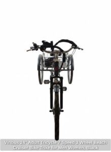 Viribus-Adult-Tricycle-Speed-Wheel-Beach-Cruiser-Bike-Trike-for-Men-Women-Black
