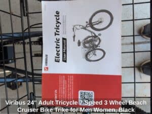 Viribus-Adult-Tricycle-Speed-Wheel-Beach-Cruiser-Bike-Trike-for-Men-Women-Black-third-image