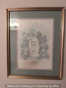Watercolor-Painting-of-a-Doorway-by-Mimi