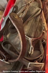 Western-Cowboy-Spurs-and-Leather-Goods-Lot-second-image