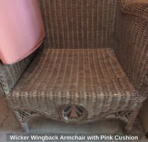 Wicker-Wingback-Armchair-with-Pink-Cushion-third-image