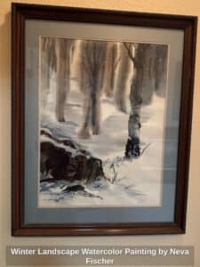 Winter-Landscape-Watercolor-Painting-by-Neva-Fischer