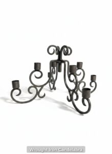 Wrought-Iron-Candelabra