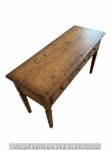 Wrought-Iron-Console-Table-with-Map-Top-second-image