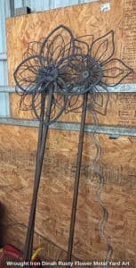 Wrought-Iron-Dinah-Rusty-Flower-Metal-Yard-Art