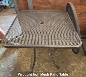 Wrought-Iron-Mesh-Patio-Table