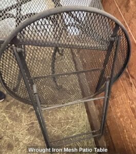 Wrought-Iron-Mesh-Patio-Table-second-image